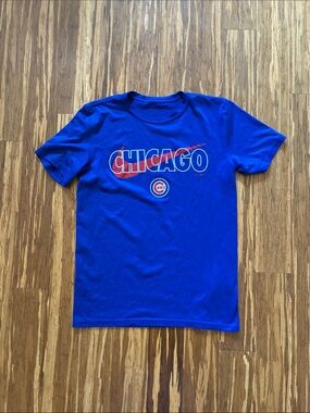 Nike Royal Blue T-Shirt with Lime Interior Logo